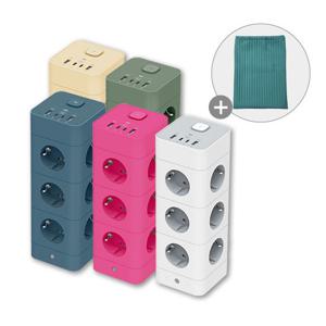 에코너 타워 멀티탭 16구+파우치