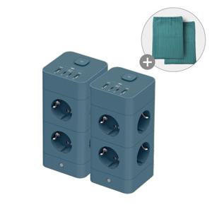 에코너 타워 멀티탭 12구+12구+파우치