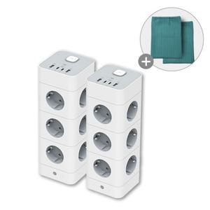 에코너 타워 멀티탭 16구+16구+파우치