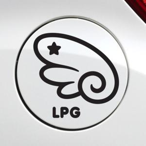 주유구 천사날개 LPG우측 / 주유구스티커 자동차스티커