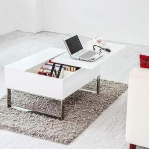 아트박스/저스트모던 멀티 하이그로시 소파테이블-화이트