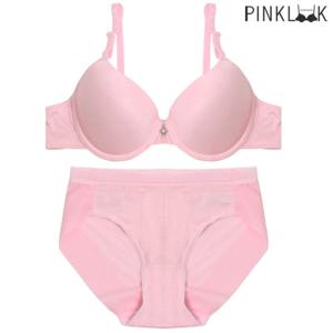 [핑크룩] 핫라인 브라팬티2종세트/핑크