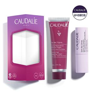 [핸드&립세트] 꼬달리 테드비뉴 자스민 머스크향 핸드크림 30ml+립컨디셔너 4.5g 듀오 세트