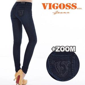 [비고스진] CITY DARK INDI WT SILVER LEAF (JPSK5-3512)/스키니