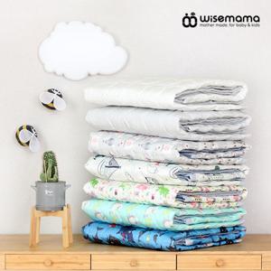 와이즈마마 무형광 풍기인견 논슬립 아기 여름 쿨패드 모음