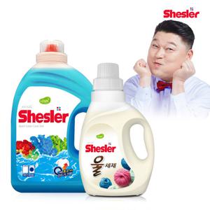 강호동의 쉬슬러 세제에이프릴 3.05L 1개 + 울전용 650ml 1개