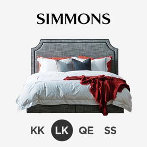 [시몬스] 라시드. 뷰티레스트 허브. 라지킹 침대