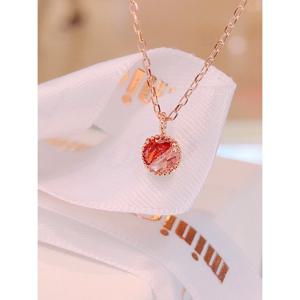 미니골드 14K [Twin Birth] 클로에 하프 목걸이 NETS4202