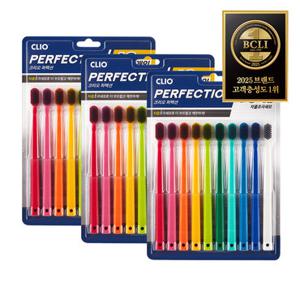 크리오 퍼펙션 초극세모 비비드 구취케어 콤팩트헤드 칫솔 10입x3세트