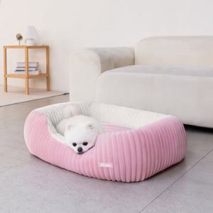 레토 강아지방석 대형 코듀로이 고양이 방석 사각 쿠션