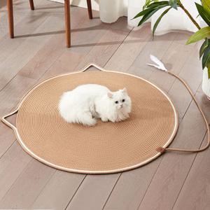 딩동펫 고양이 캣냥 흔들깃털 라운드 스크래쳐 XL