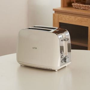 오르테 FULL 스텐 프리미엄 토스터기 크림화이트 / 샌드그레이