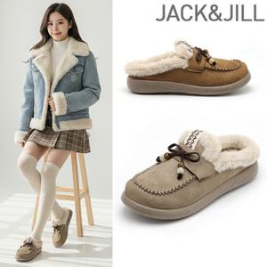 잭앤질 밍키 퍼 리본 뮬 슬리퍼(JD5719)