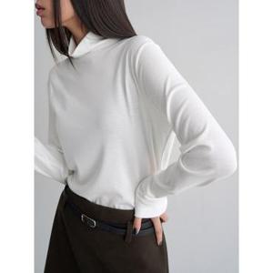 (325X41LY31) [에잇세컨즈] 골지 터틀넥 긴소매 티셔츠  화이트