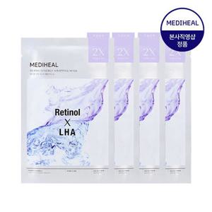 메디힐 [한정특가] (레티놀X라하) 더마 시너지 랩핑 마스크 모공탄력 4매 (정가 14000원)
