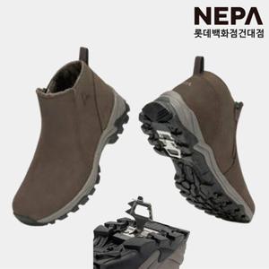 [백화점]네파 [택가 209,000원] 남성 스텔라 레더 방한화 따듯한 겨울 털신발 부츠 아이젠장착 7K77682