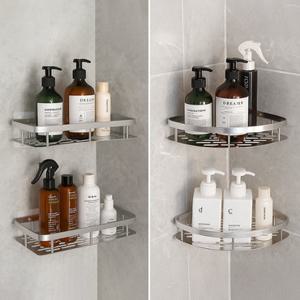 네이쳐리빙 바썸 무타공픽스 욕실선반 2P세트(코너형/일자형 2TYPE)