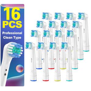 오랄비 전동칫솔모 4팩 16개입 리필모 브라운