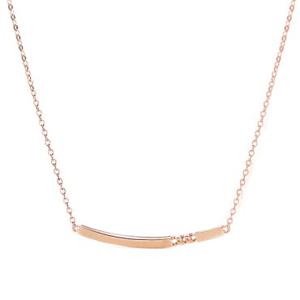 [도로시]14k 픽스체인 스틱 목걸이