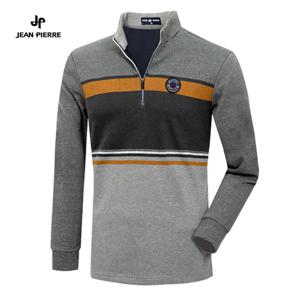 쟌피엘 약기모 차이나카라 반집업 긴팔티셔츠 Model No_J2-1E014