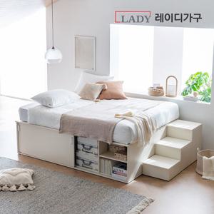 모노 빅 슬라이딩 평상형 수납침대 Q+80T 필로우탑