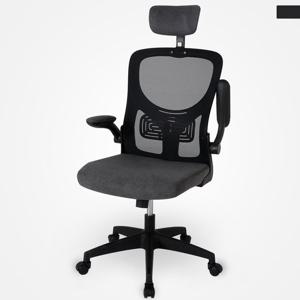 로고스토리 플립형 손잡이 학생사무 컴퓨터의자 플리하이 헤드형