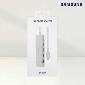 삼성전자 정품 멀티 포트 어댑터 C타입 허브 고속충전 HDMI LAN A타입 노트북 맥북 EE-P5400 N