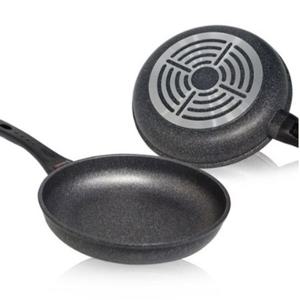 RT 키친아트 열센서 은나노 마블코팅 후라이팬 24cm