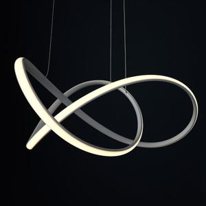 LED 물망초 펜던트 30W 화이트 식탁등 루프 뫼비우스 홈 조명