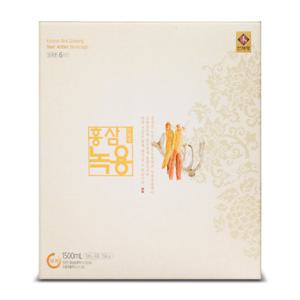 [천제명] 6년근 홍삼녹용 (50ml x 30포) + 쇼핑백