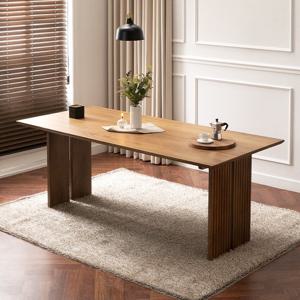 [에보니아] 미사 원목 4인용 확장형 식탁테이블