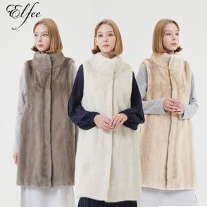 [진도 Elfee]하이넥 유색 밍크 베스트(E5W2FV98_)