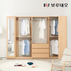 [착불]보루네오 리타 시스템행거 드레스룸 2800 U세트