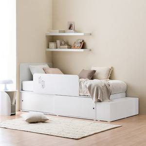 스페이서 슬라이딩 수납침대SS(440프레임+계단+가드+베이직헤드)