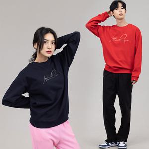 엘라모 3M 러브 맨투맨 남녀공용 S~4XL 빅사이즈