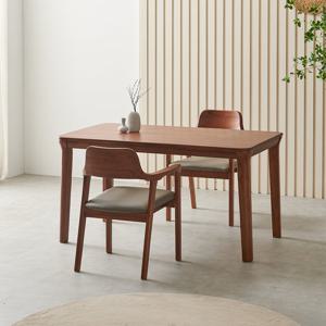 라로퍼니처 보스턴 1400 참죽나무 원목 식탁 세트 (식탁+의자2)