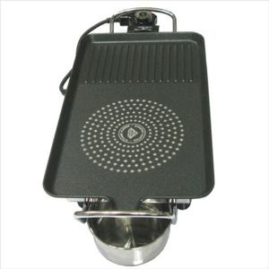 키친플라워 전기 그릴팬 삼겹살 불판 구이판 48cm