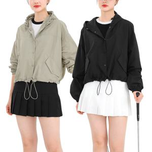 럭스골프 여성 경량 후드 자켓 바람막이 MDG2A802W