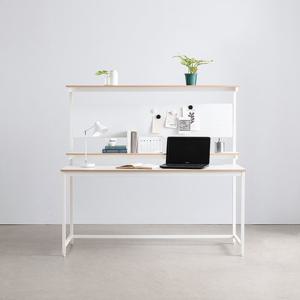 듀크 타공 선반 책상 (하단개방형) 1500L