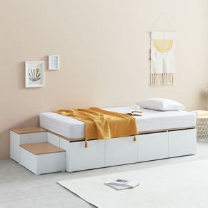 늘품 베이직 수납 침대 SS(슈퍼싱글) 공간활용 원룸 자취