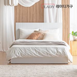 레이디가구 모닝 템바보드 호텔 수납 침대 Q+50T 필로우탑