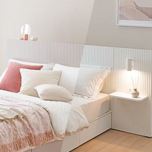 레이디가구 모닝 템바보드 호텔 수납 침대 Q+80T 필로우탑