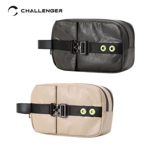 [챌린저] 2지퍼 크랙 텍스처 골프 파우치백