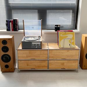 나무뜰 비아 모듈 P19 WOOD LN 1200 원목 거실장 SWL213C (착불)