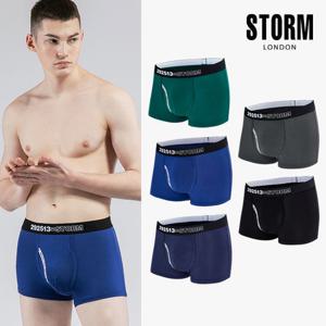 스톰런던 남성 레이온 스판 프론트 로고밴드 드로즈_5종 SET