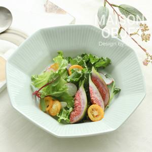 [윤도자기] 청아 도자기 팔각 파스타볼 2P