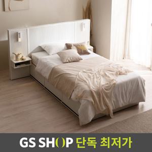 젠티스 루미안 템바보드 호텔형 3단 수납침대 프레임SS+협탁1EA