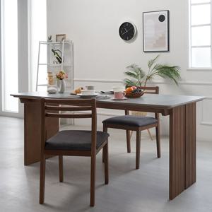 에보니아 미사 세라믹 4인용 확장형 식탁테이블