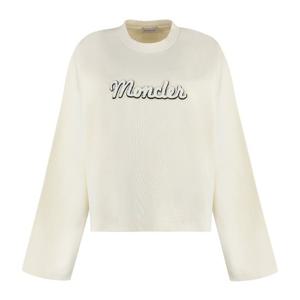 몽클레어 로고 코튼 맨투맨 8G00020 899U5 034 화이트