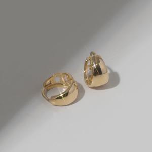 wbL [김고은 착용] 14k post 라우드 원터치 링귀걸이